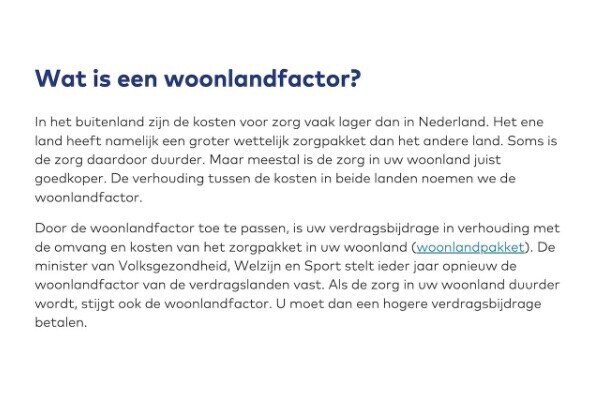 Woonlandfactor 2024 voor Frankrijk