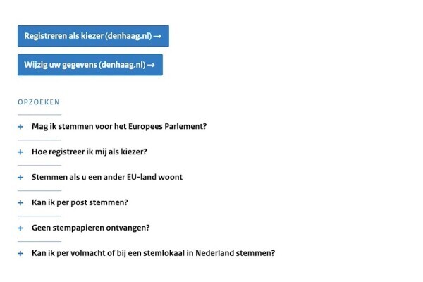 Nederlanders in Frankrijk: Europese Verkiezingen / Nederland 6 juni / Frankrijk 9 juni